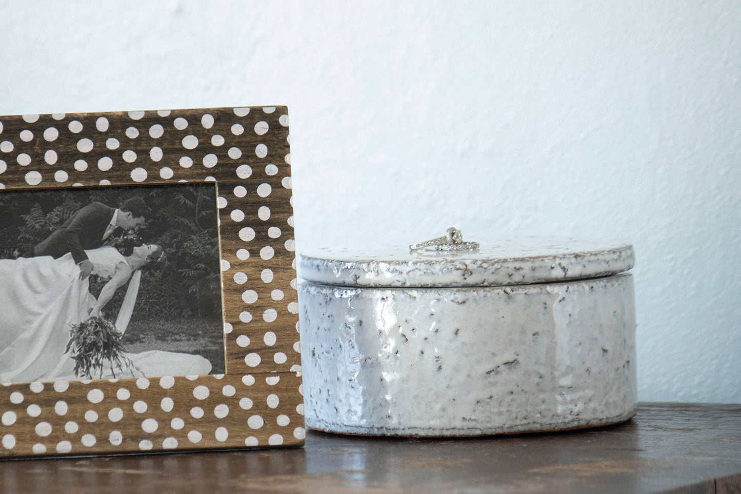 Ceramic Canister White