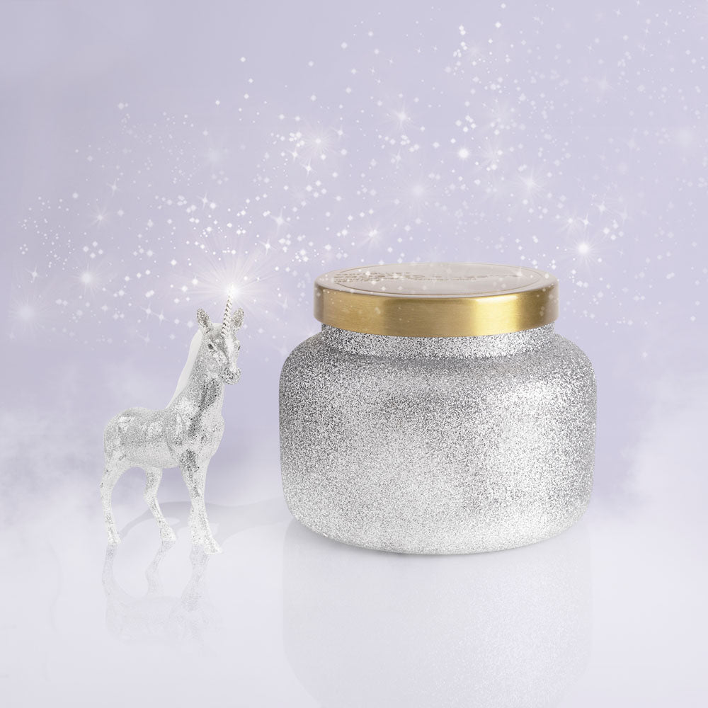 CapriBlue Frosted Fireside Glam Signature Jar 19 oz