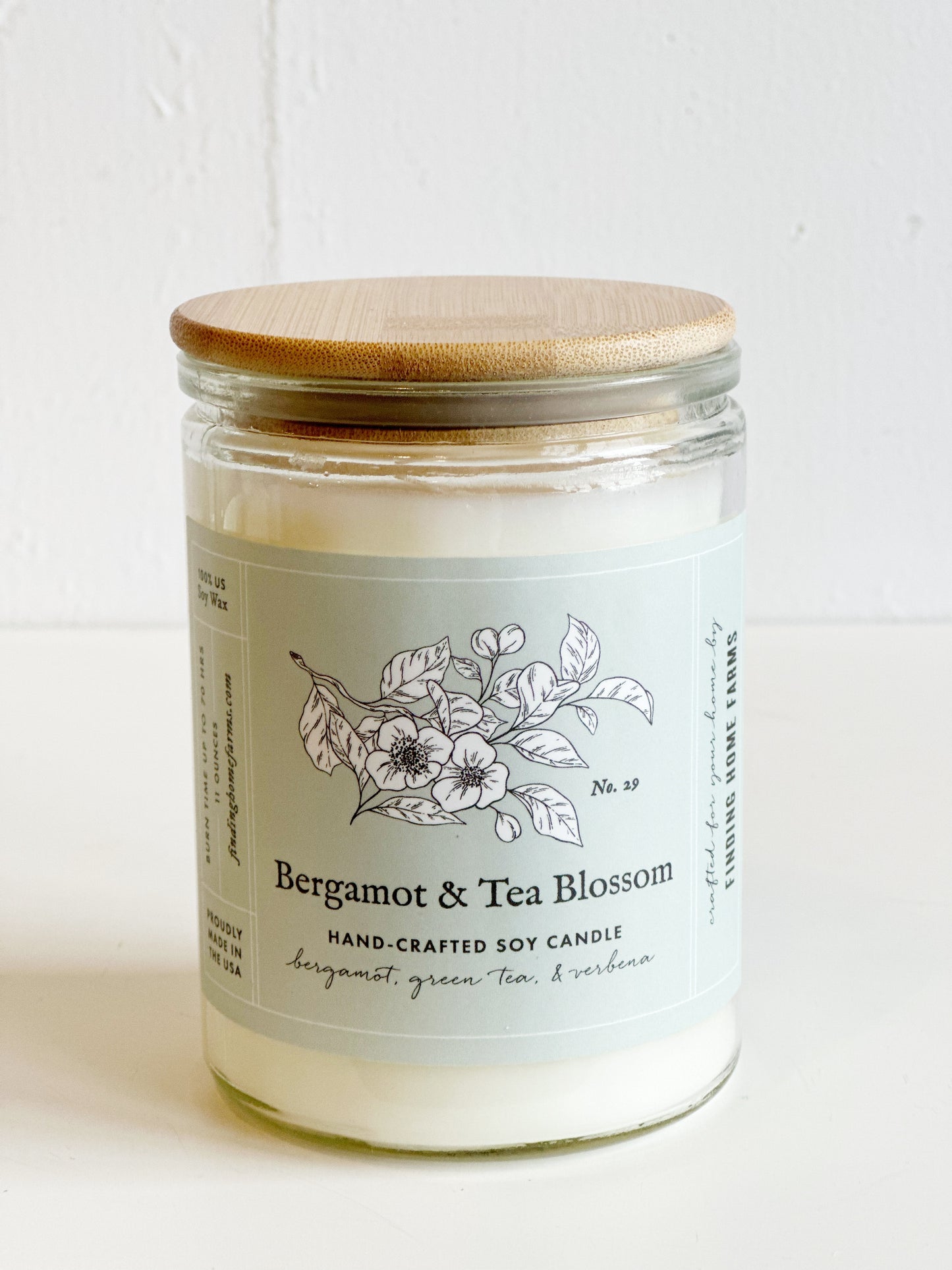 Bergamot & Tea Blossom Soy Candle