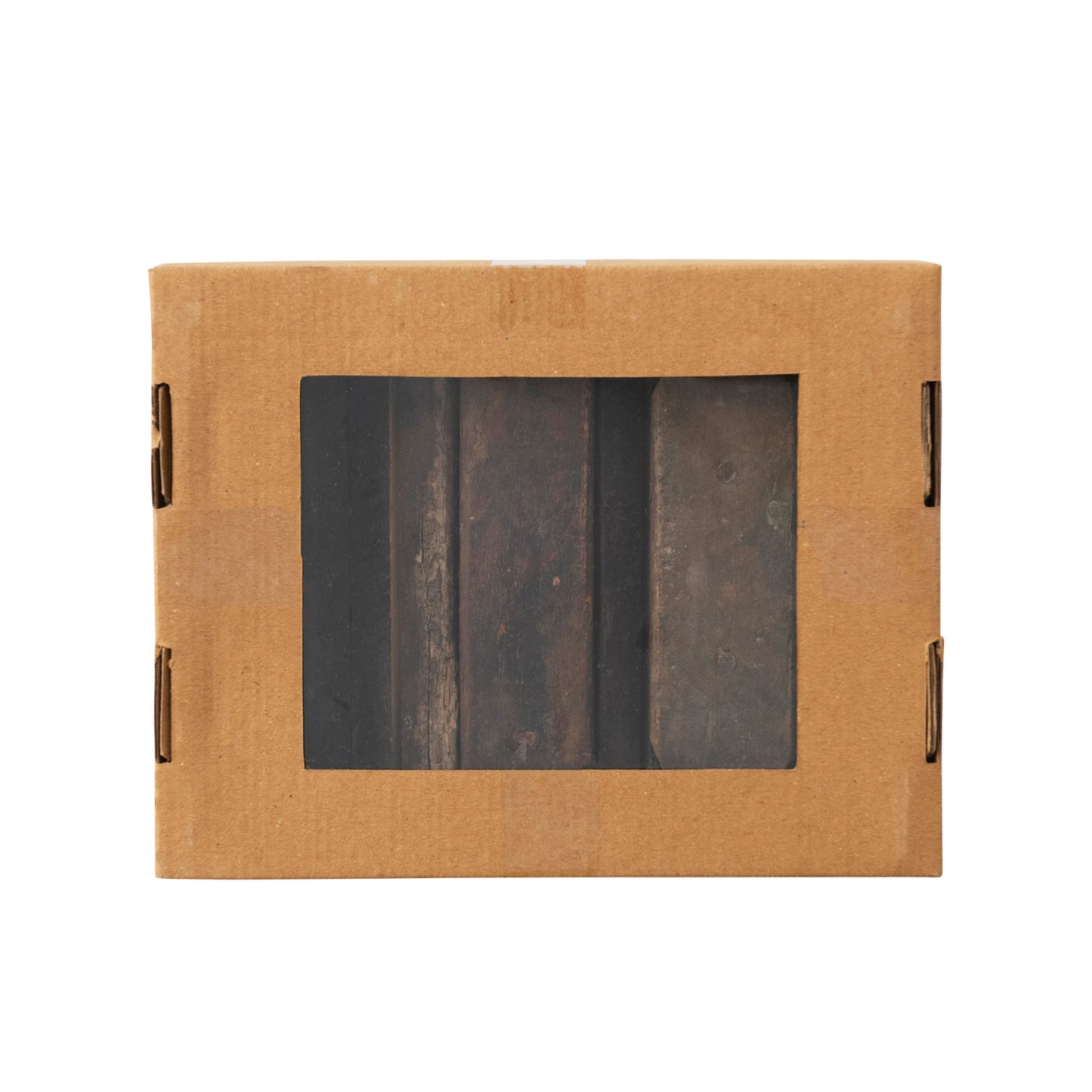 Reclaimed Wood Place Card Holder with 12 Cards, Boxed Set