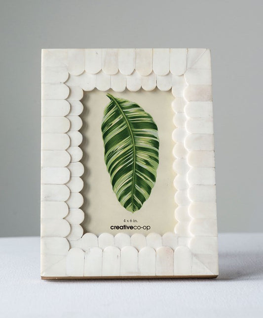 4x6 Bone Photo Frame