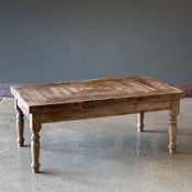 Reclaimed wood coffee table