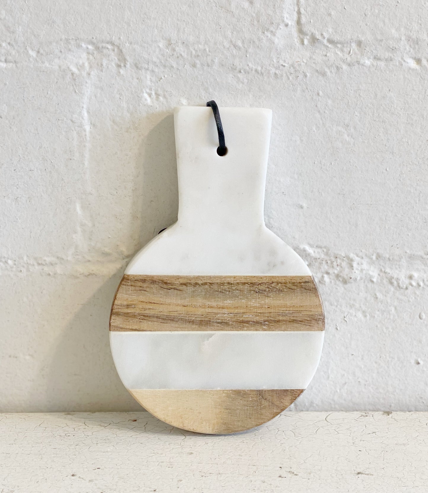 Round Marble Wood Mini Board