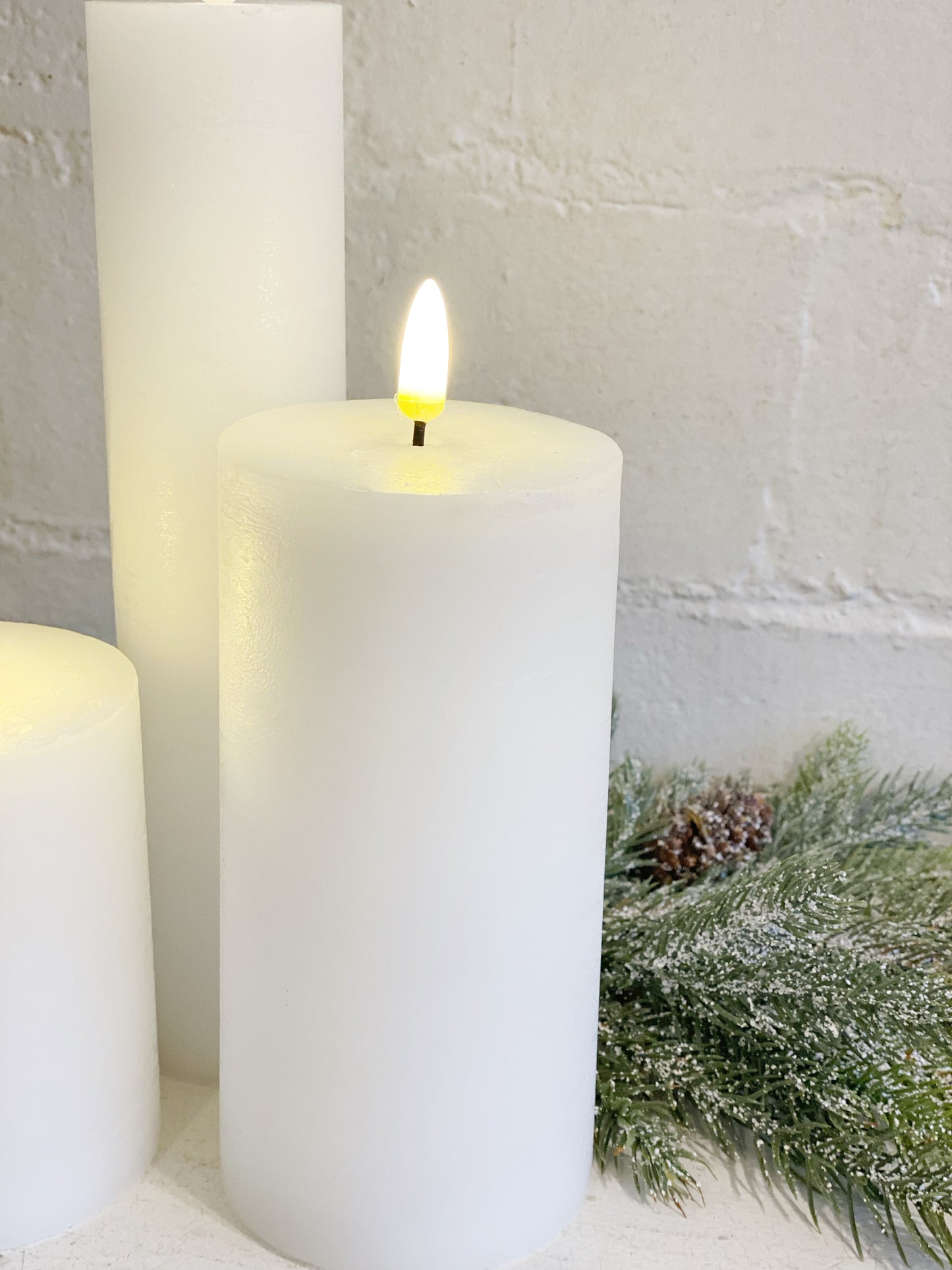 LED Faux Wax Candle
