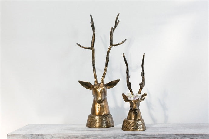 Brass Gold Deer Head