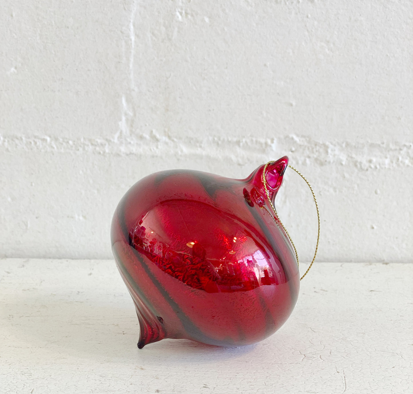Red Glass Ornament