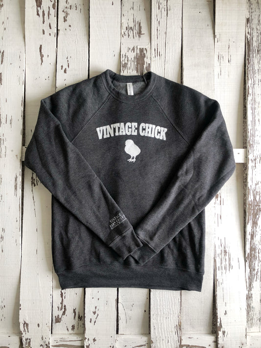 Vintage Chick Crew Neck Sweatshirt