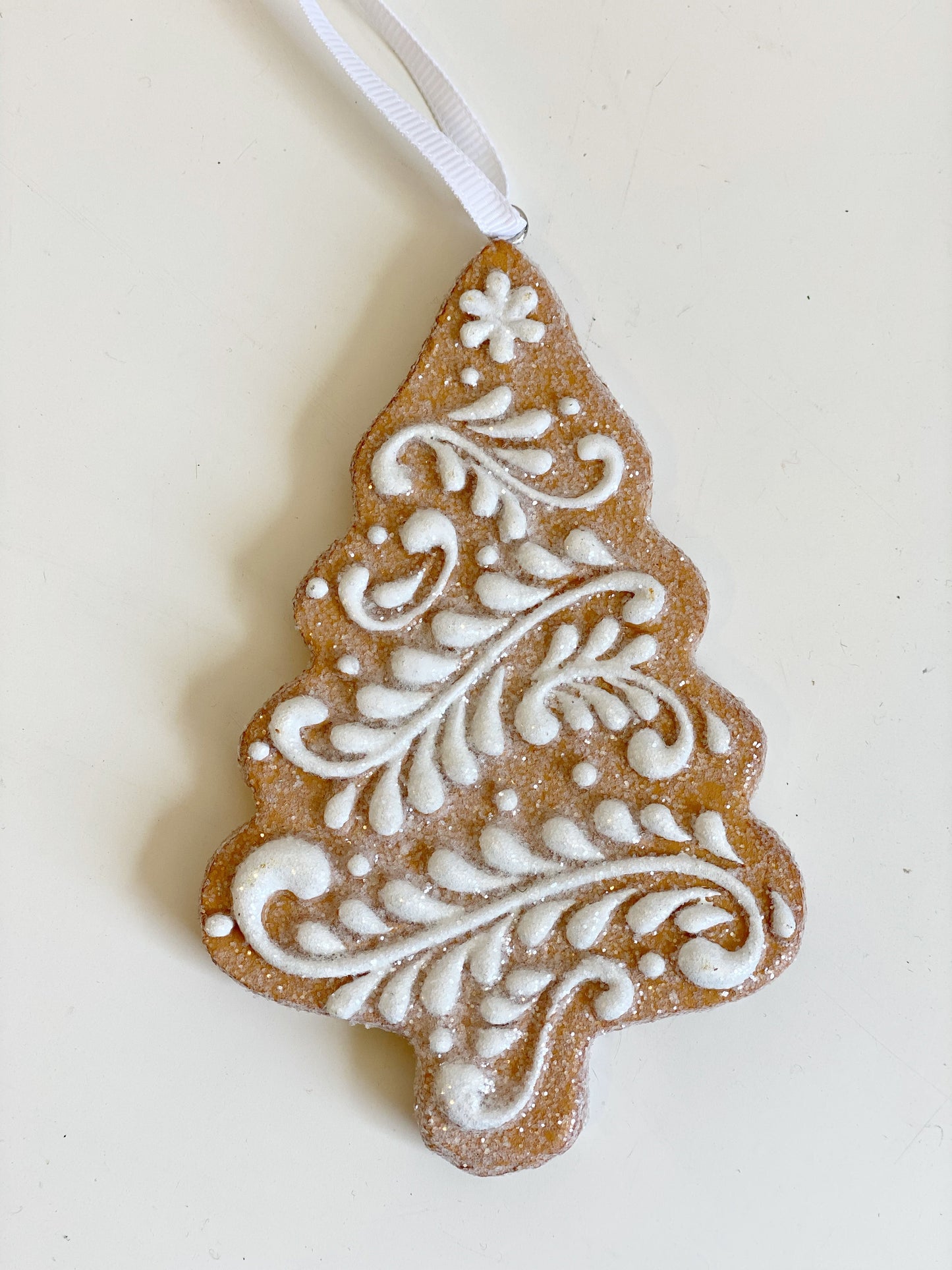 Glittered Gingerbread Ornaments