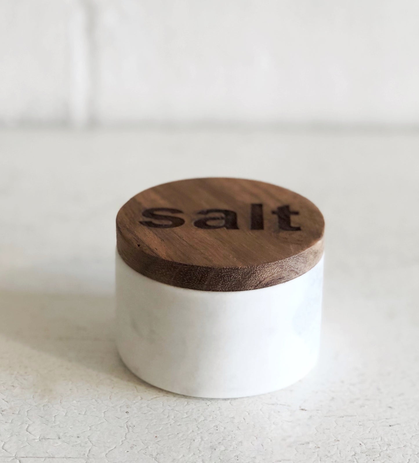 Salt and Pepper Marble Jars
