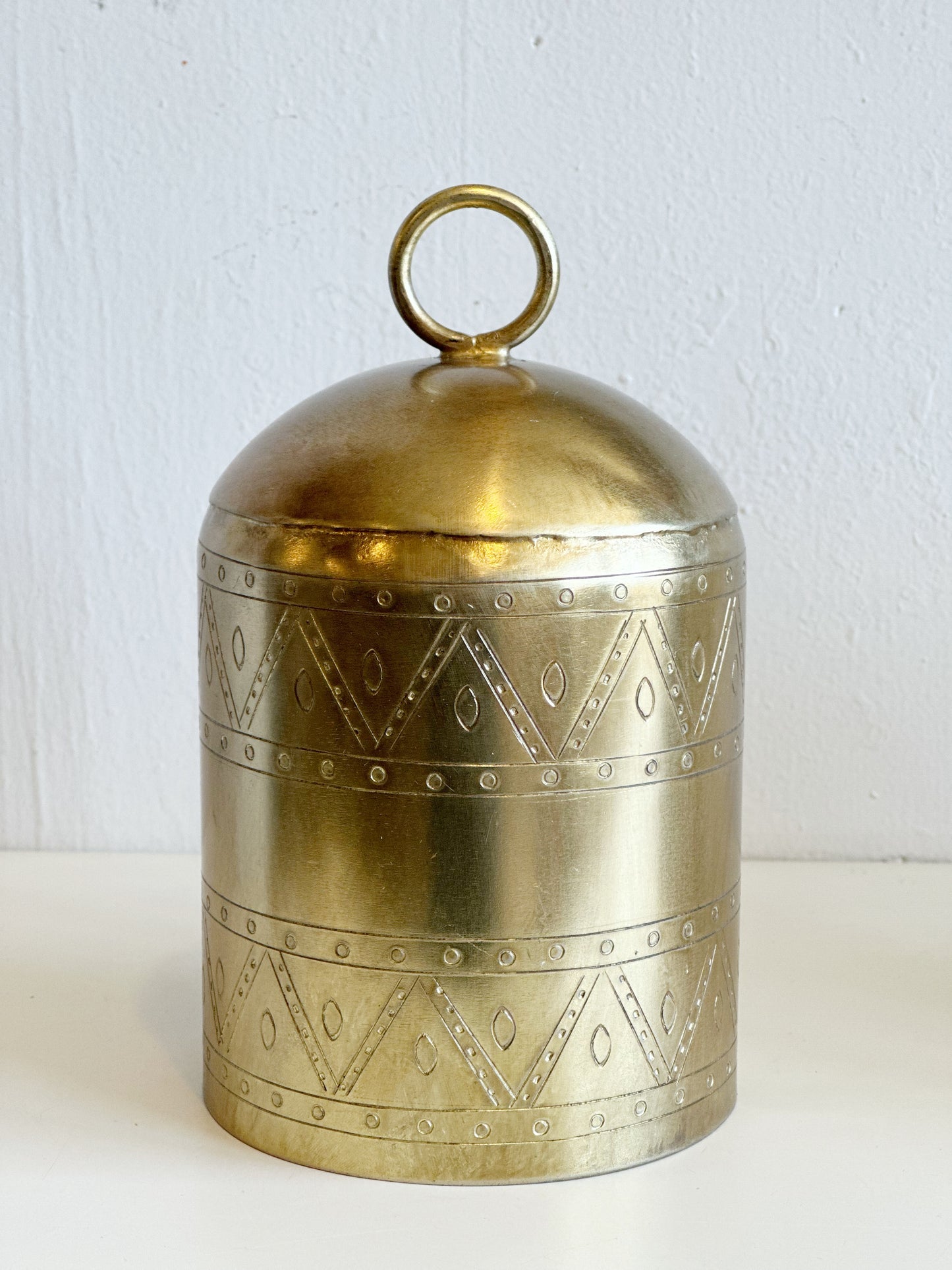 Bell with Brass Finish