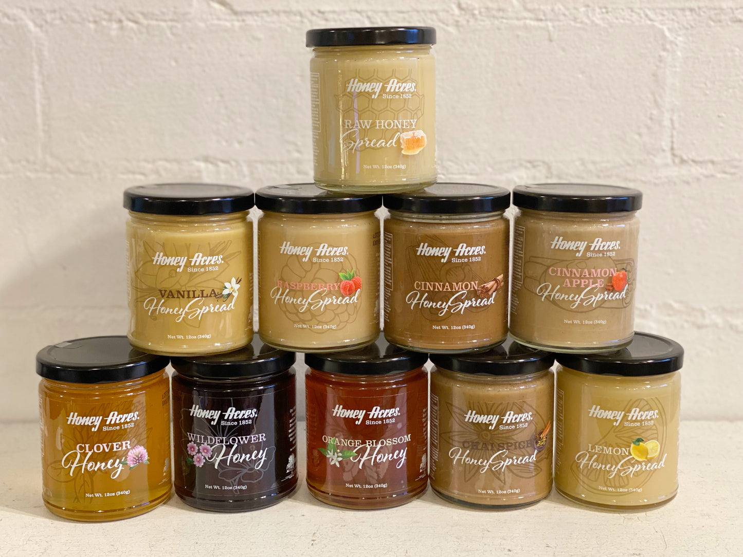 Honey Acres in LARGE Glass Jar