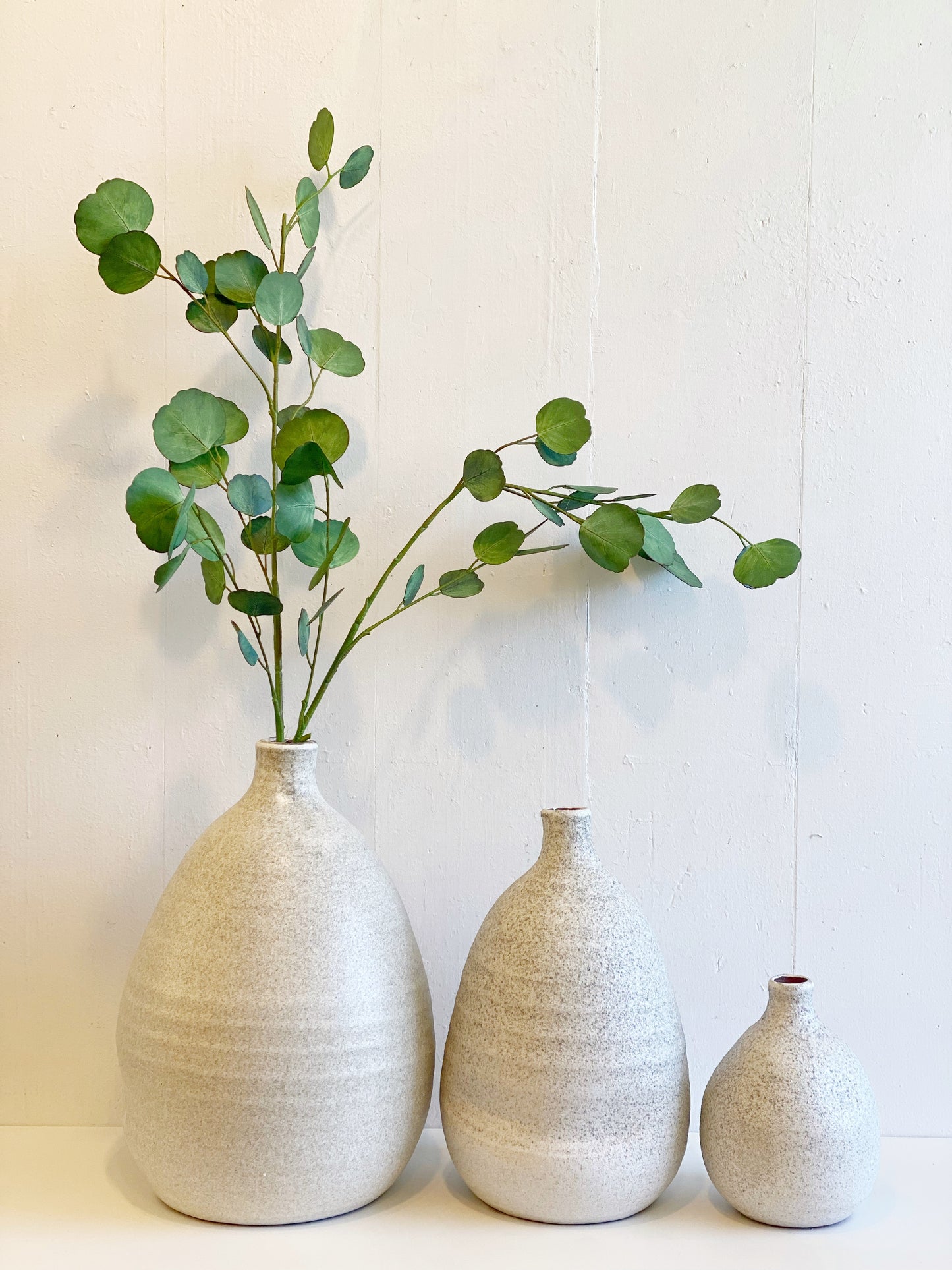 Cream Glazed Vase