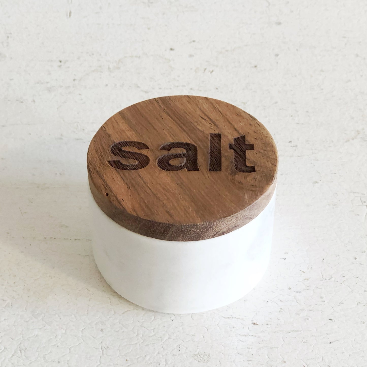 Salt and Pepper Marble Jars