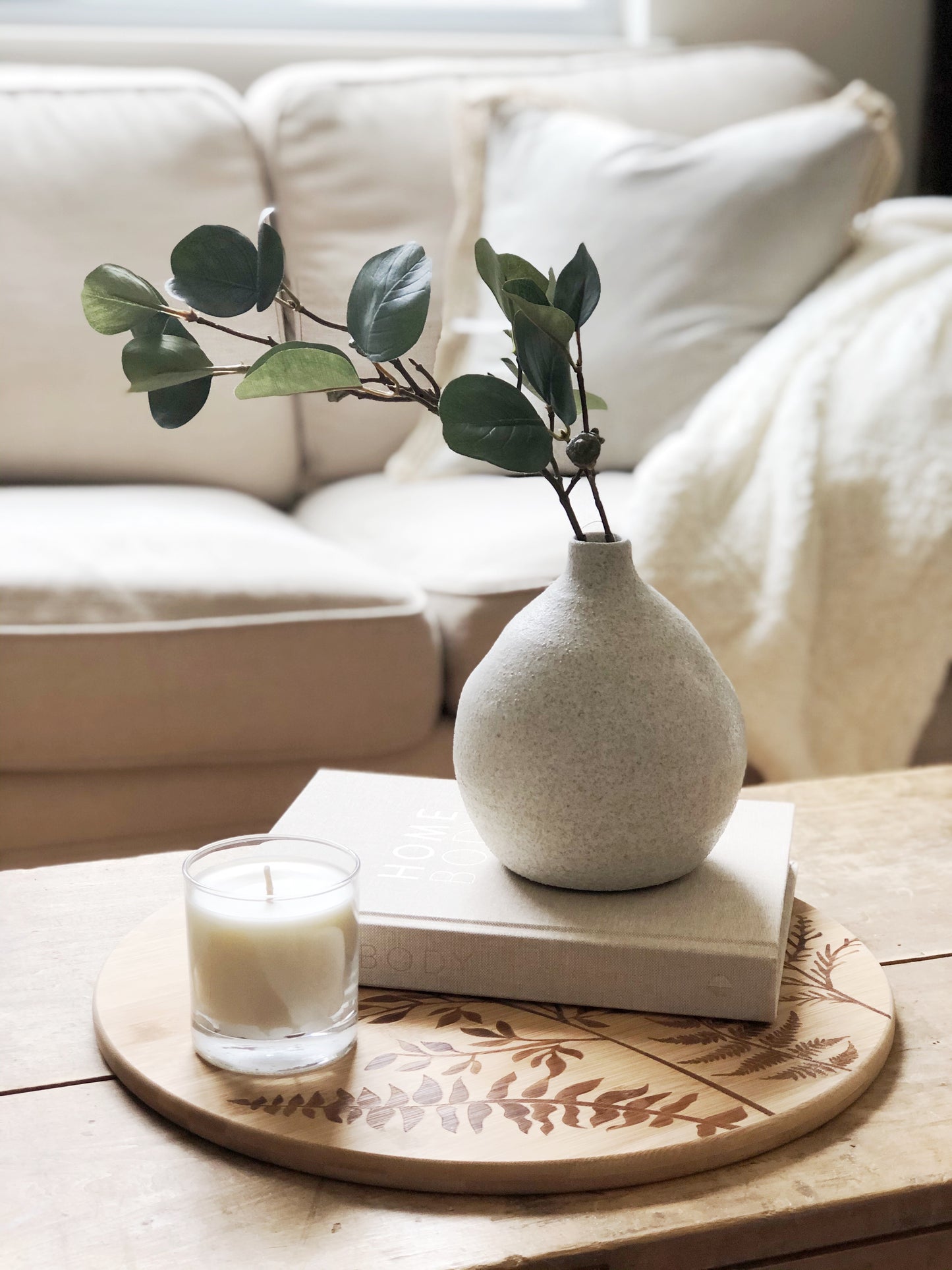 Cream Glaze Vase
