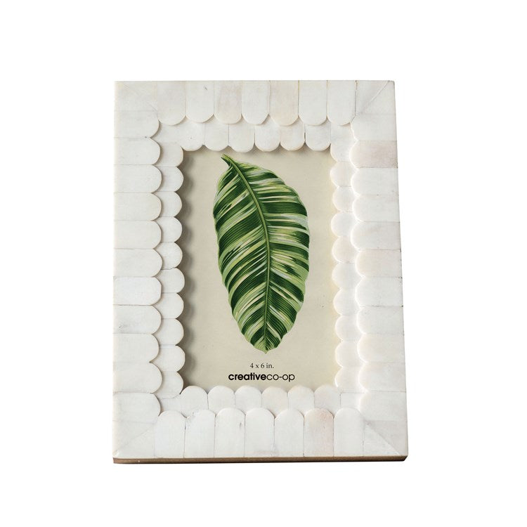 4x6 Bone Photo Frame