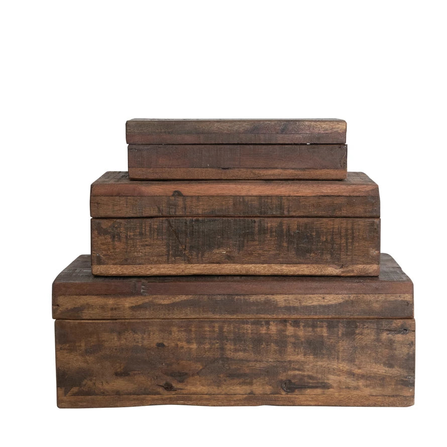 Reclaimed Wood Covered Box