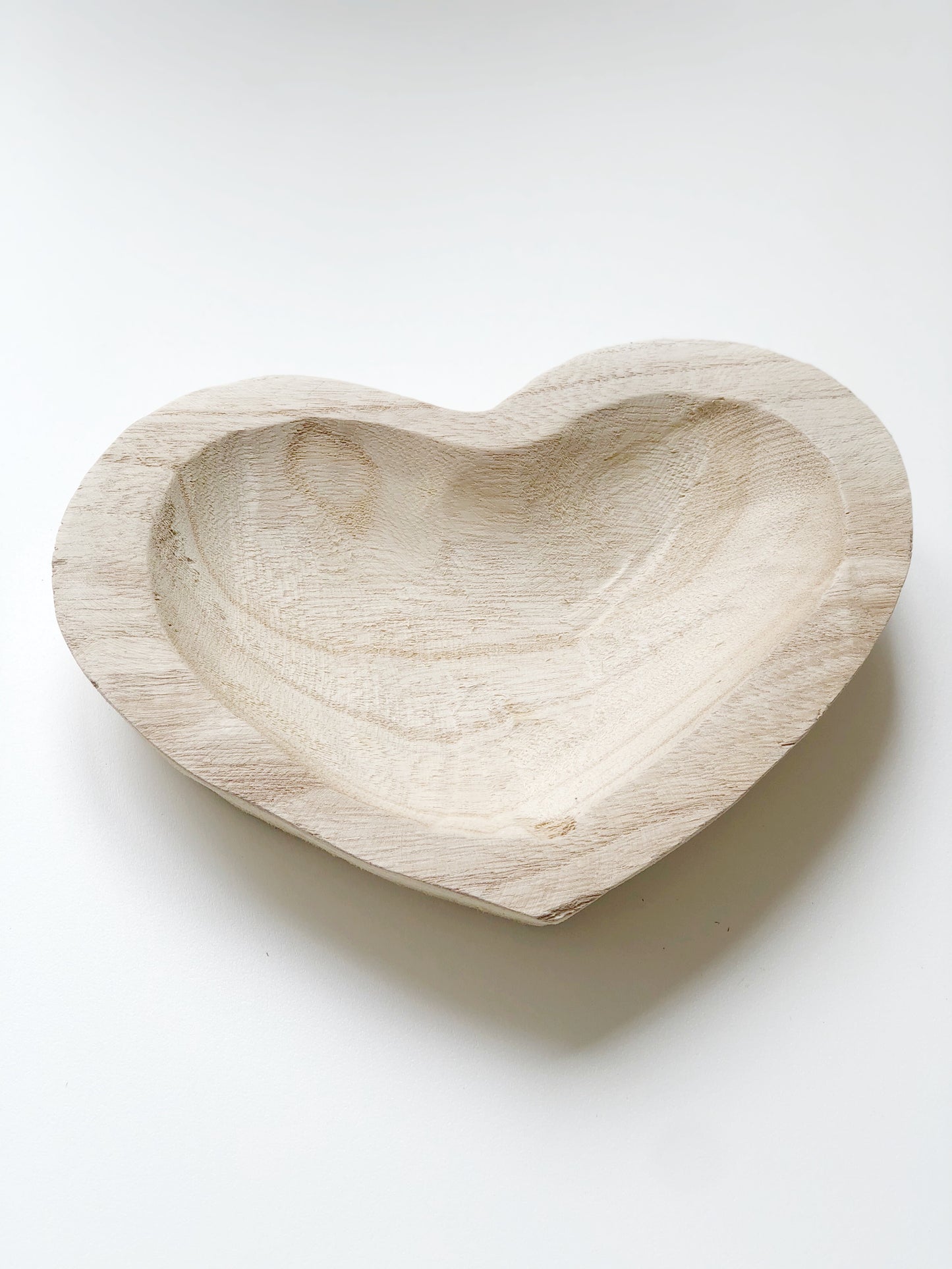 Wood Heart Bowl