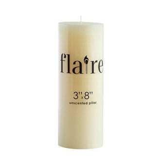 Pillar Unscented Candles