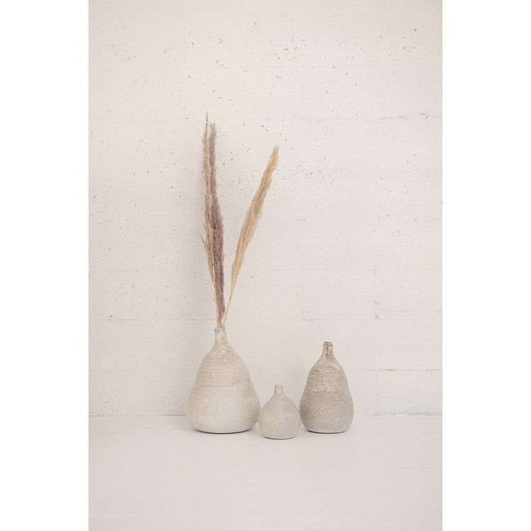 Cream Glazed Vase