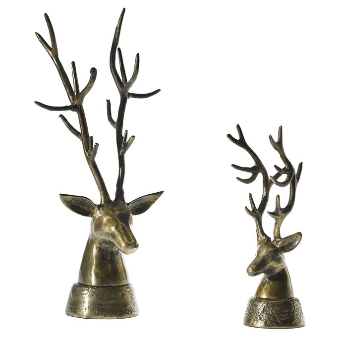 Brass Gold Deer Head