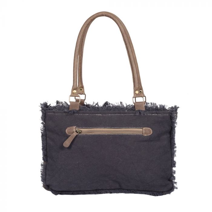 Navy Kilim Weekender Tote
