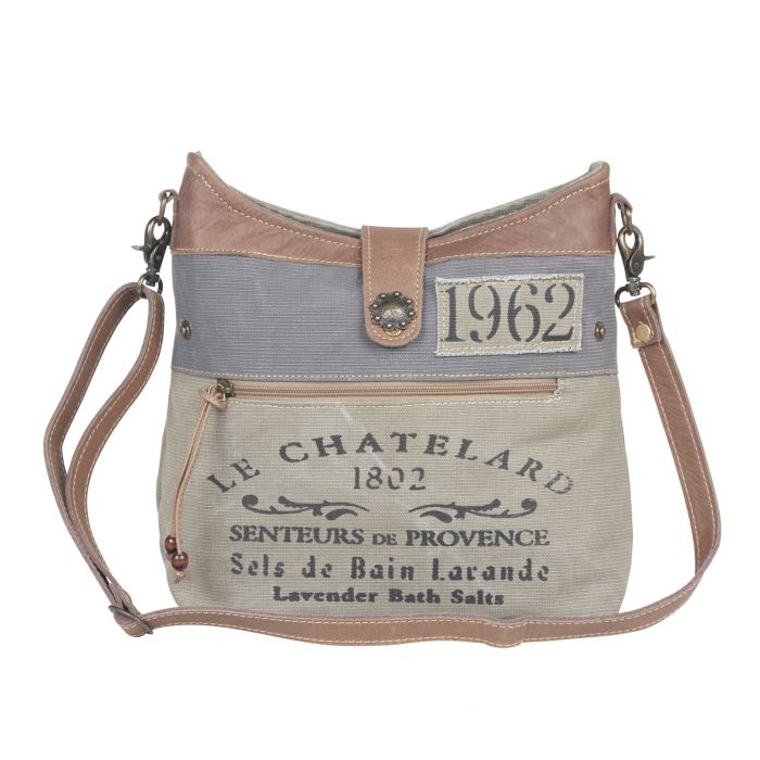 PSYCHEDELIC GRAY SHOULDER BAG