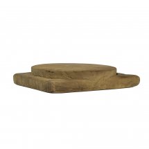Vintage Chapati Board Square (Approx 9 1/4" x 7 1/2" x 2")