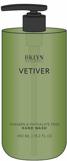 Vetiver Hand Soap in Frosted Bottle