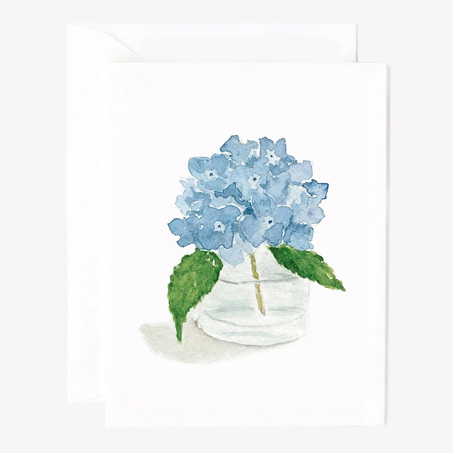 Hydrangea notecard: Single card