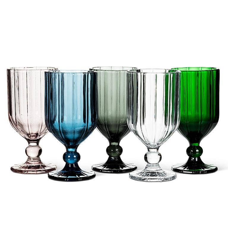 Panel Goblet-Clear-6.5"H (12oz)