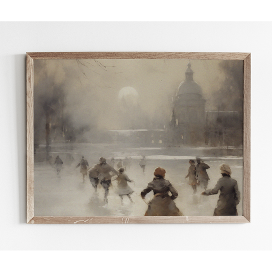 Night Skate Art Print: 5" x 7"