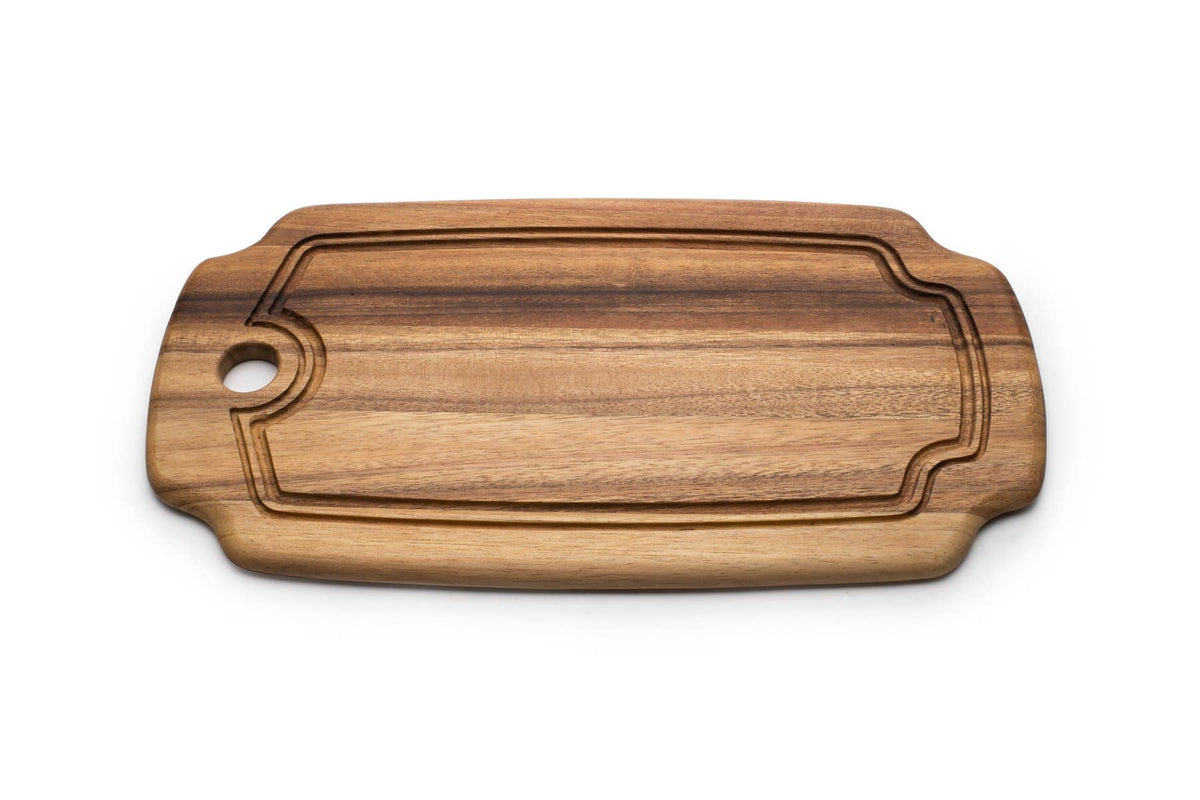 Ironwood Pinehurst Cheese Board, Acacia Wood, 15" x 8"