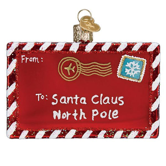 Letter To Santa Ornament