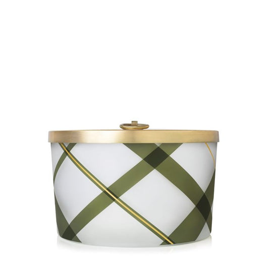 Frasier Fir Large Poured Candle, Plaid