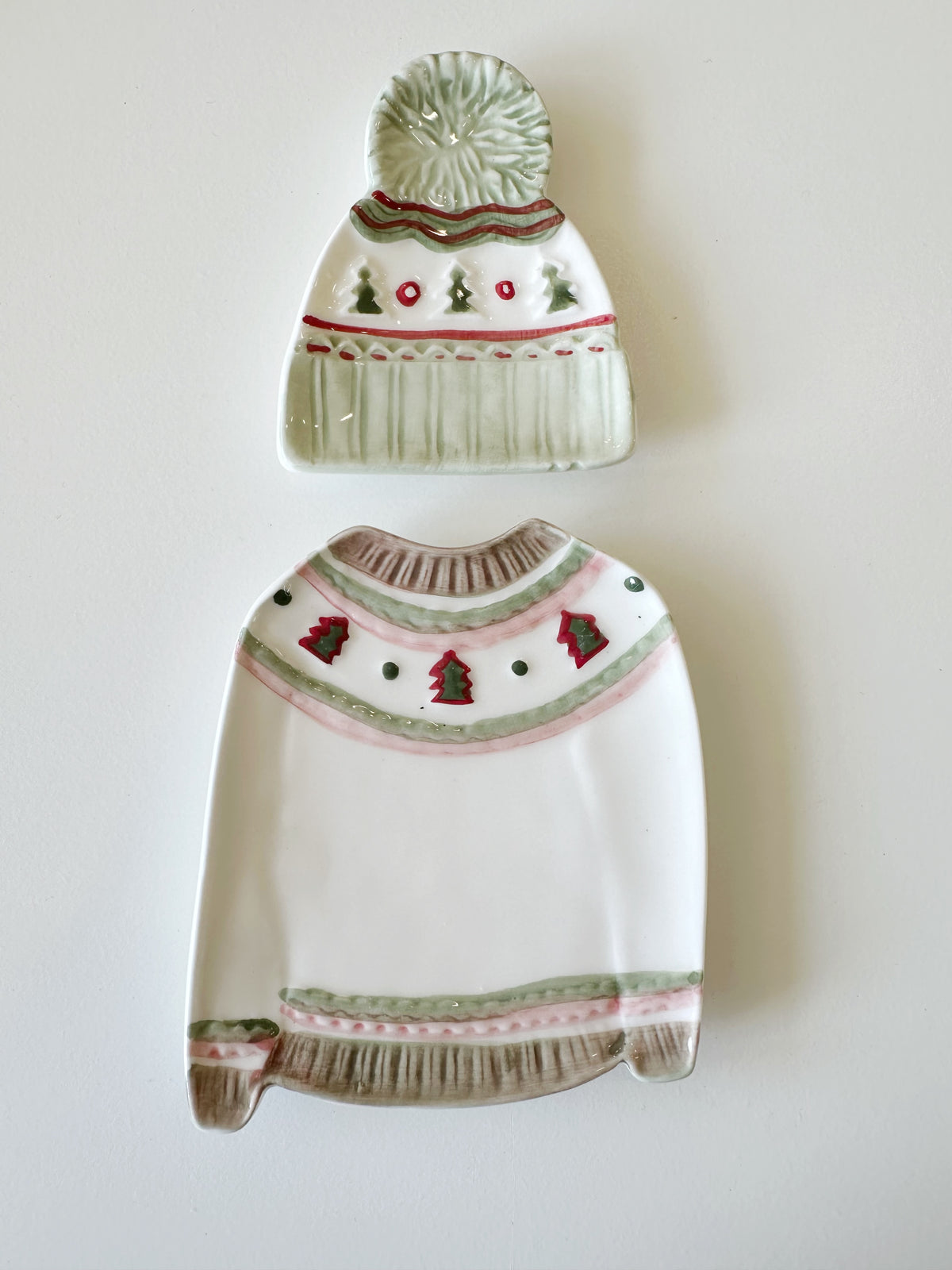 Set of 2-Sweater dish & Hat dish