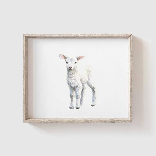 Lamb No. 2 Art Print: 5 x 7"