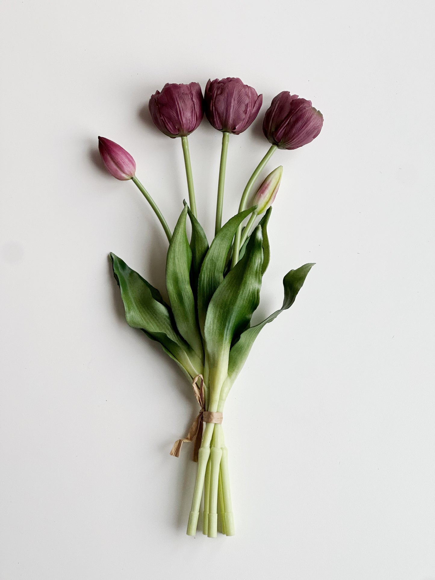 REAL TOUCH TULIP BUNDLE PURPLE