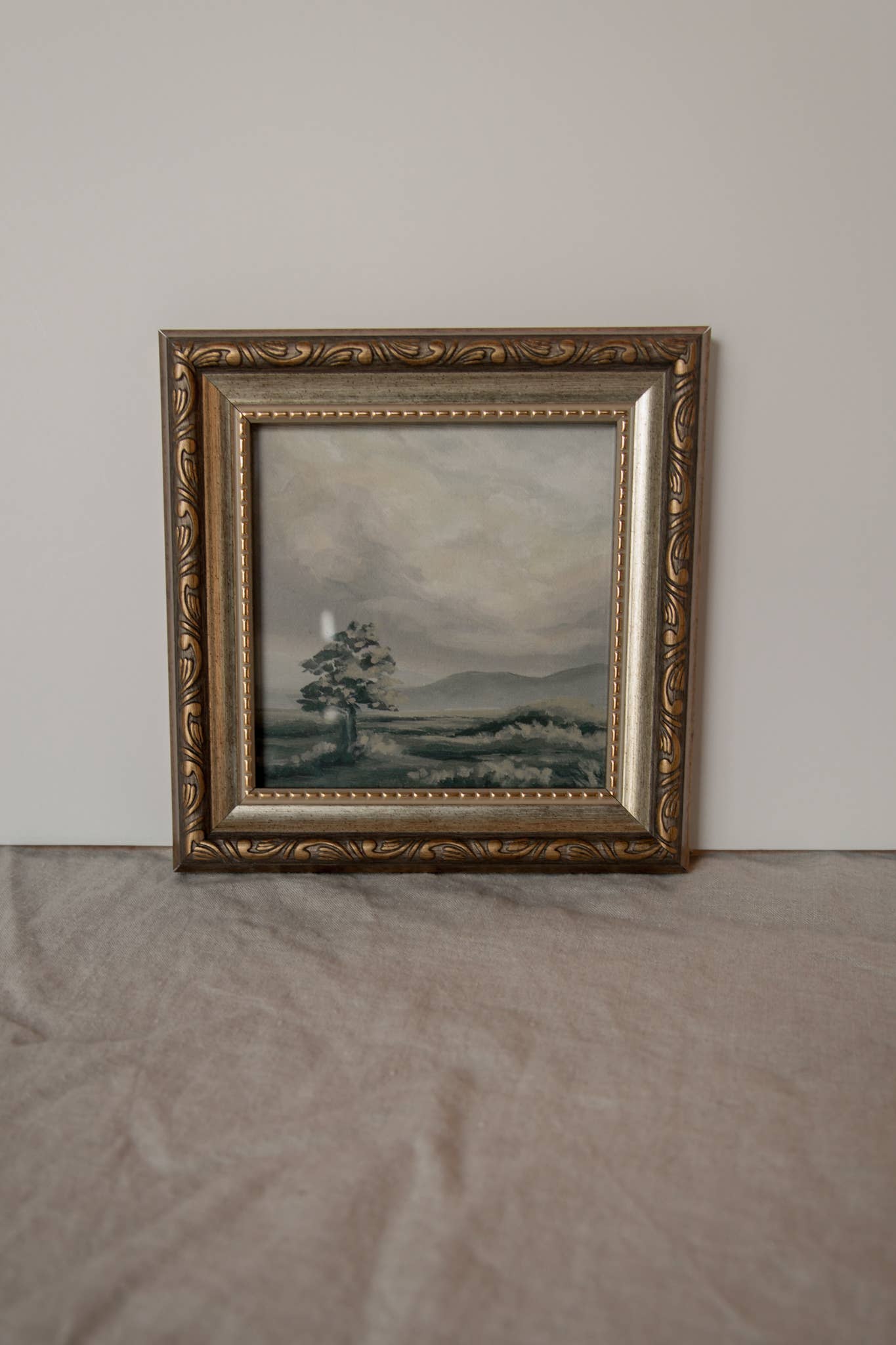 Antique Style Framed Art Print-Landscape-"Idyllic"