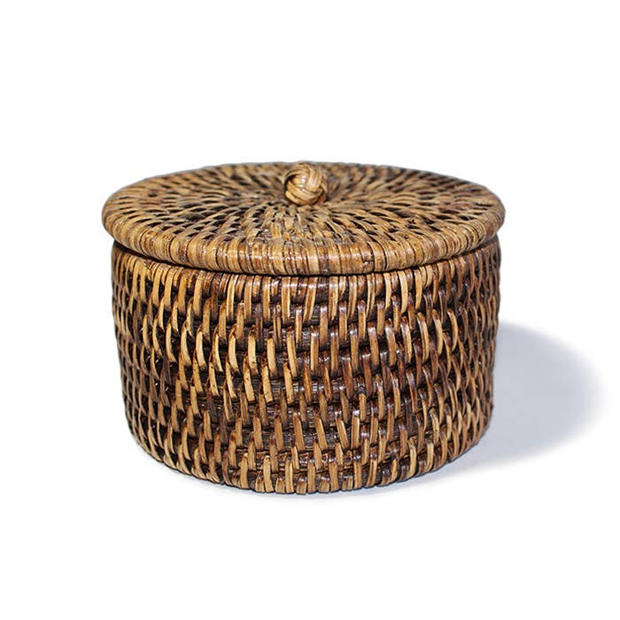 Round Coaster Set 6 w/ Box Knot
