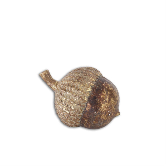 GILDED RESIN ACORN