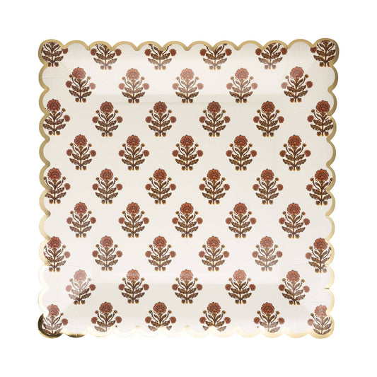 Give Thanks Floral 9" Paper Plate