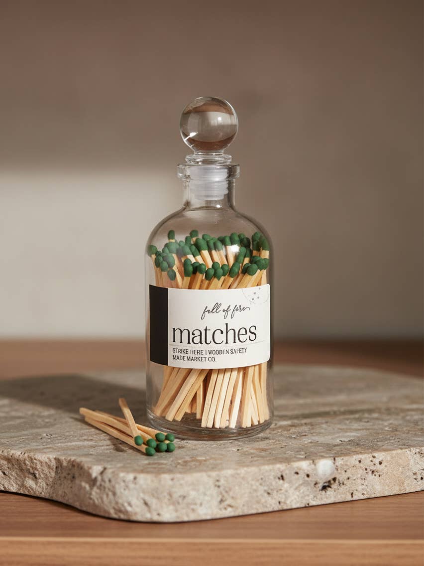 Full of Fire Olive Green Matches