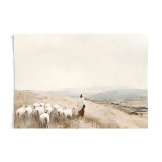 Following The Shepherd  - 8x10 print