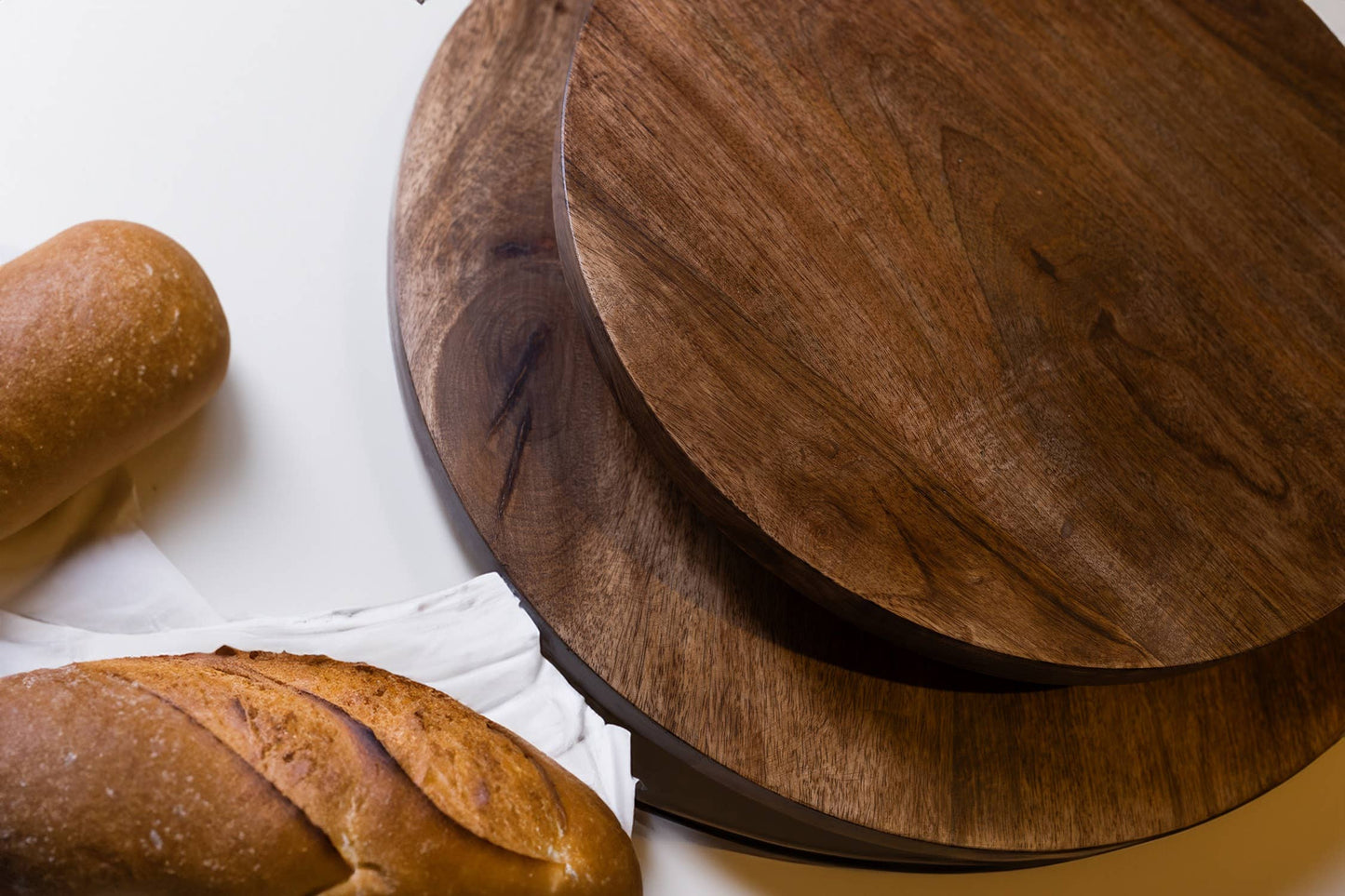 Lazy Susan with Burnt Finish