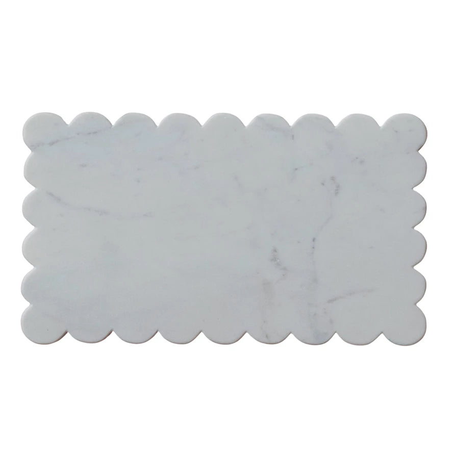 Marble Board w/ Scalloped Edge