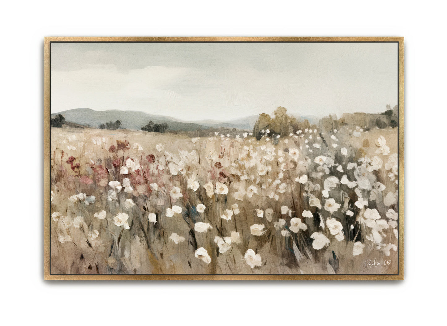 A Meadow's Praise - Natural Framed 20x26 Canvas