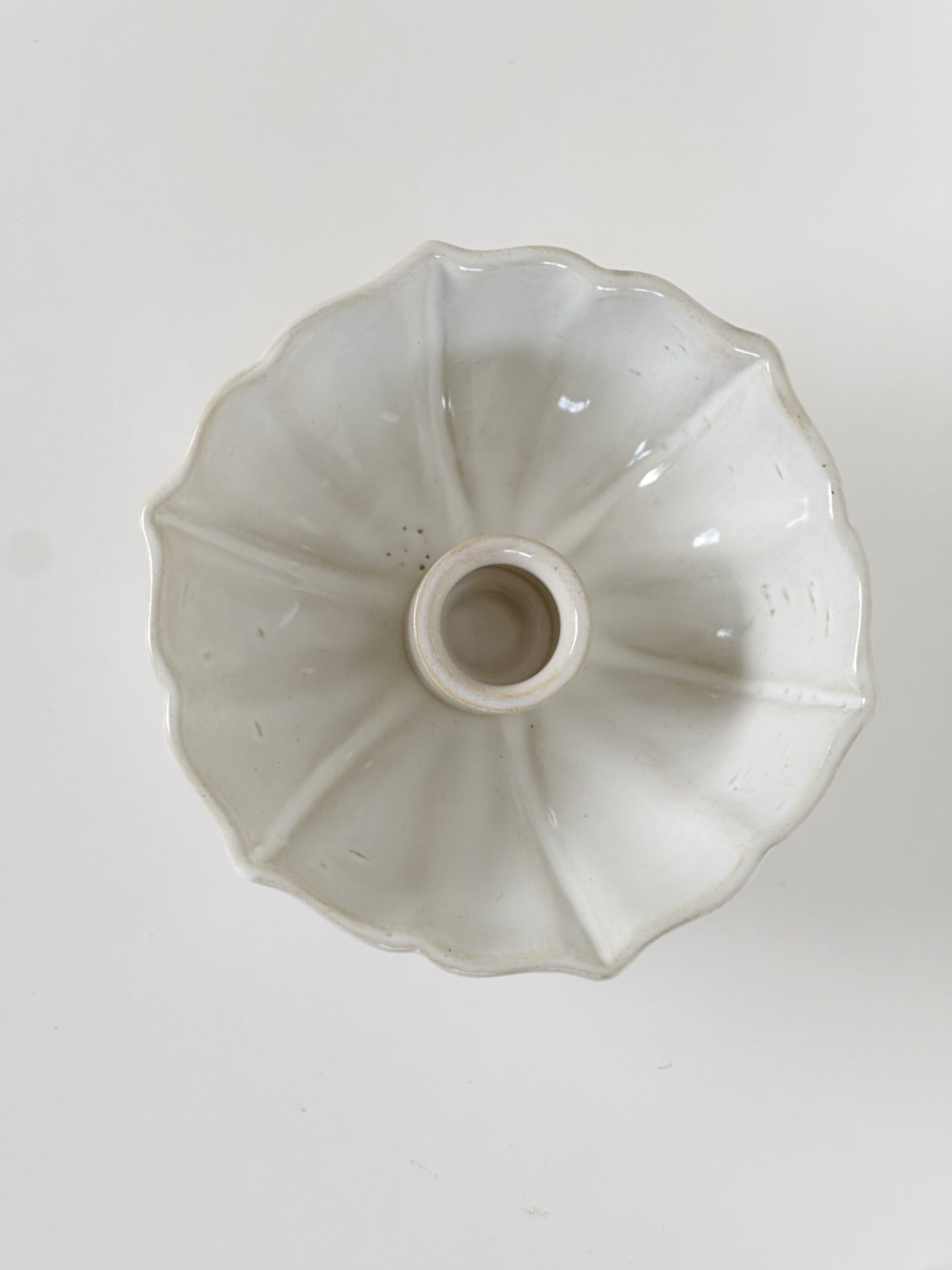 White Lotus Candleholder