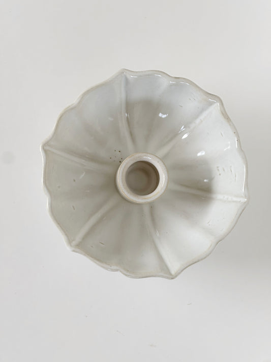 White Lotus Candleholder