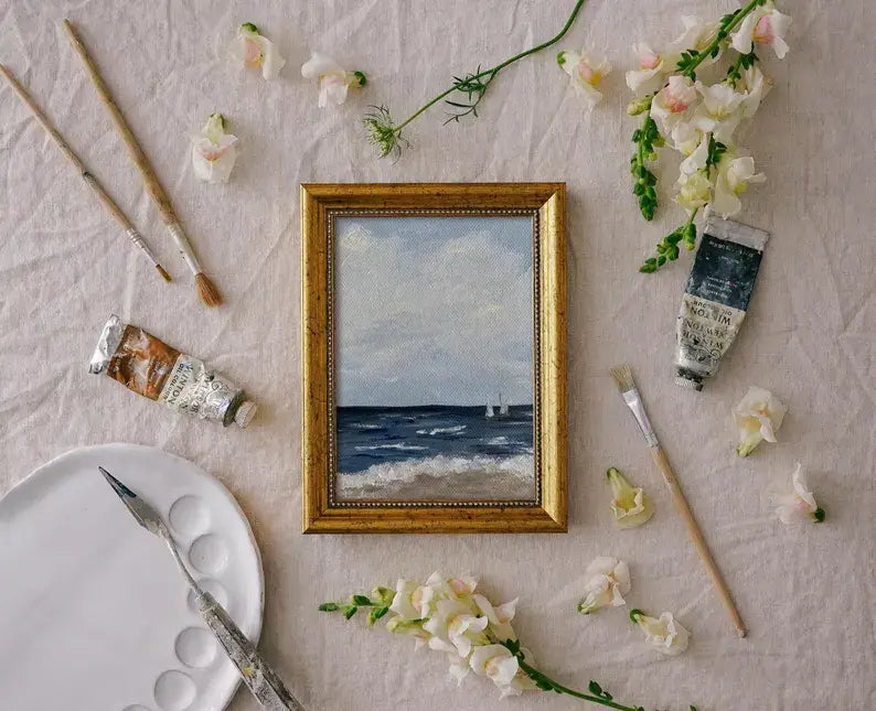 SAILBOATS #3 - Art Print (unframed): 5x7"