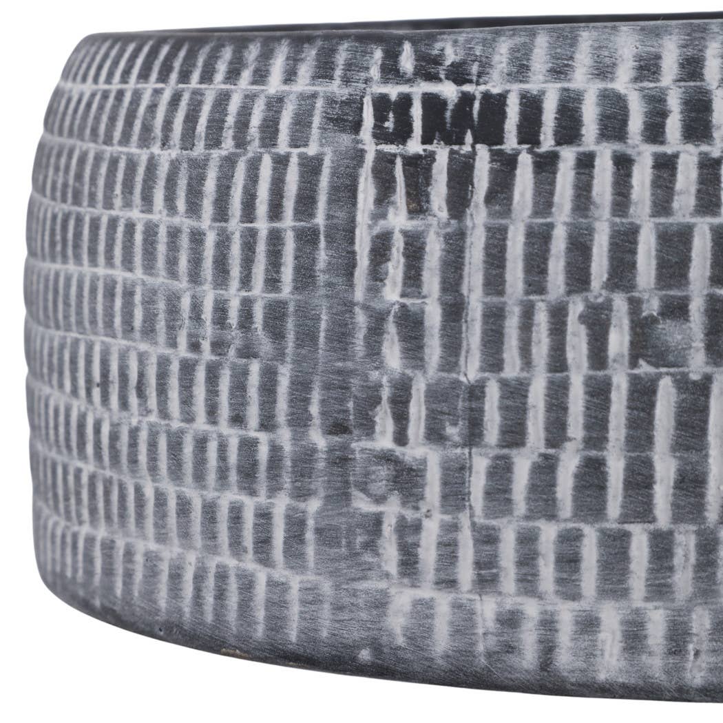 Candle - Neroli and Basil Black Ceramic Textured, 22 Oz